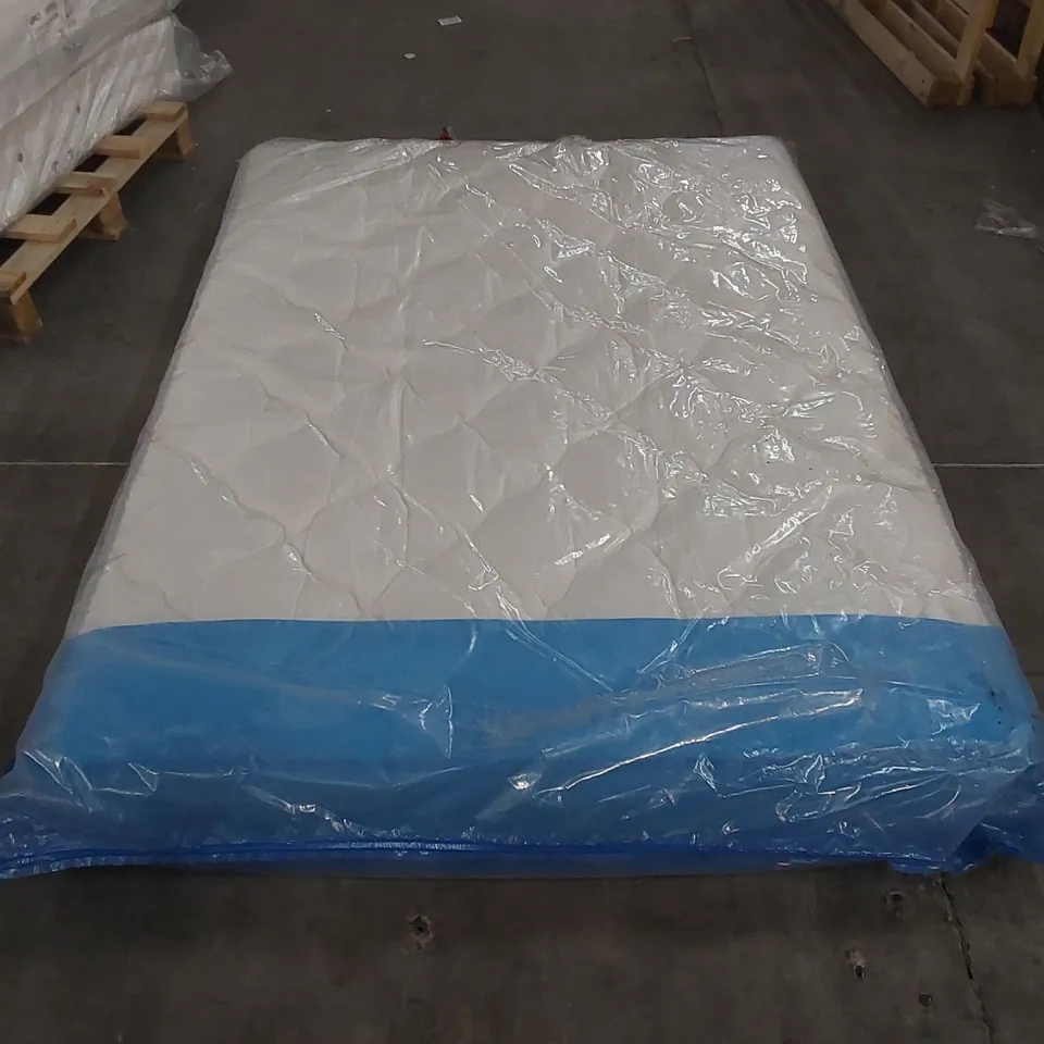 QUALITY BAGGED DOUBLE 135cm AIRSPRUNG LUXURY QUILTED MEDIUM MATTRESS RRP £229