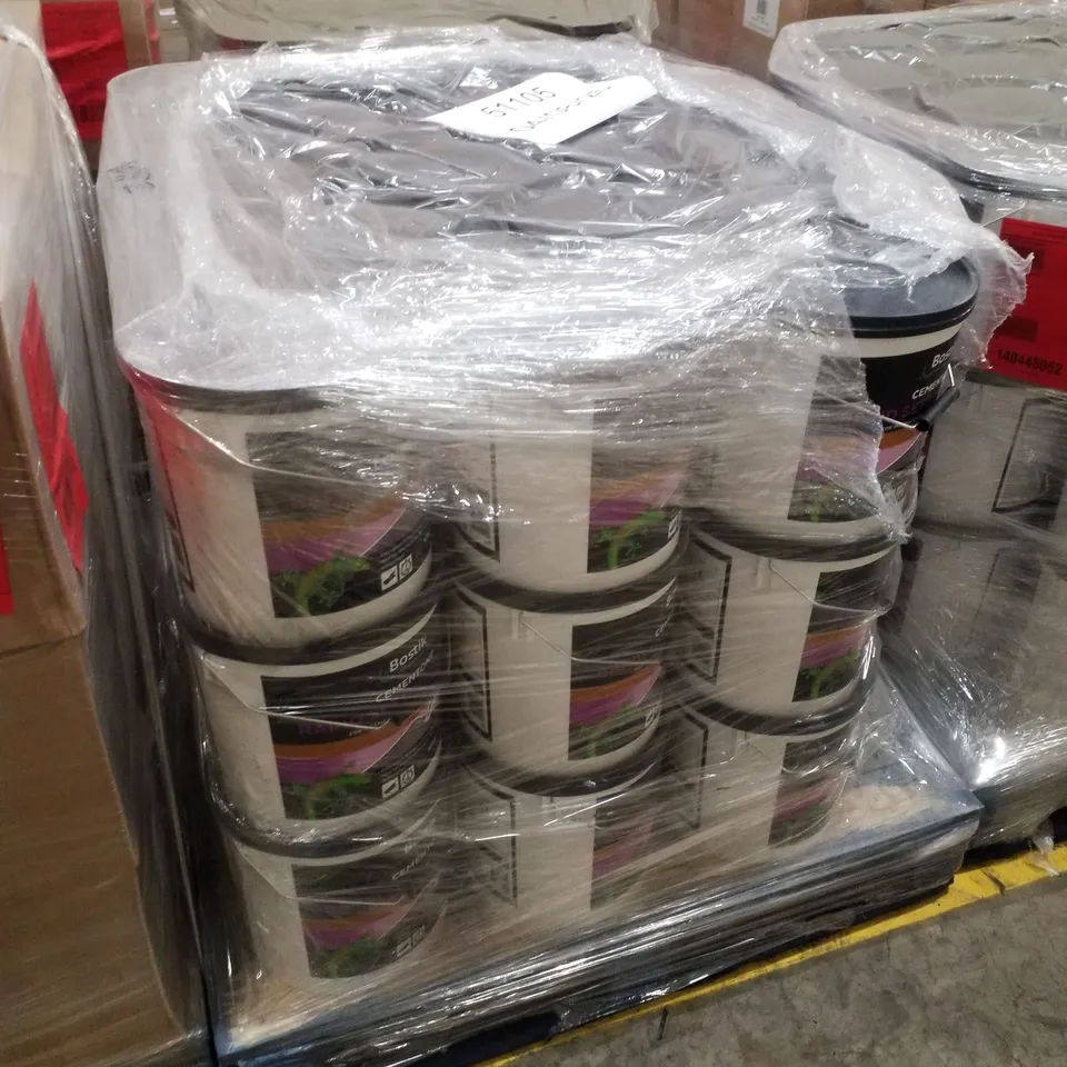 PALLET CONTAINING APPROXIMATELY 45 BUCKETS OF BOSTIK CEMENTONE RAPID SETTING WATERPROOF CEMENT 10KG