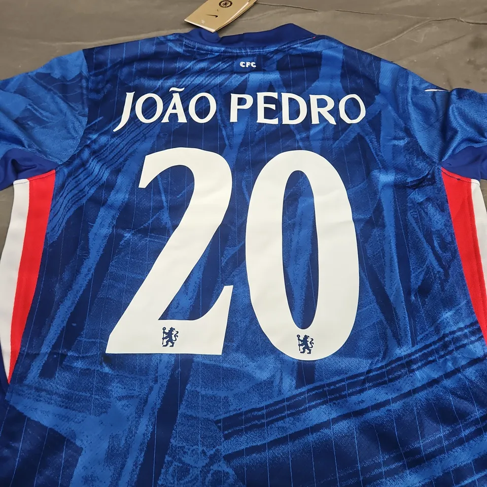 CHELSEA FC HOME JERSET 2025/26 - JOAO PEDRO 20 - SIZE M