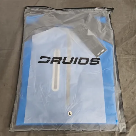 BAGGED DRUIDS RAGLAN MIDLAYER – BLUE, SIZE L