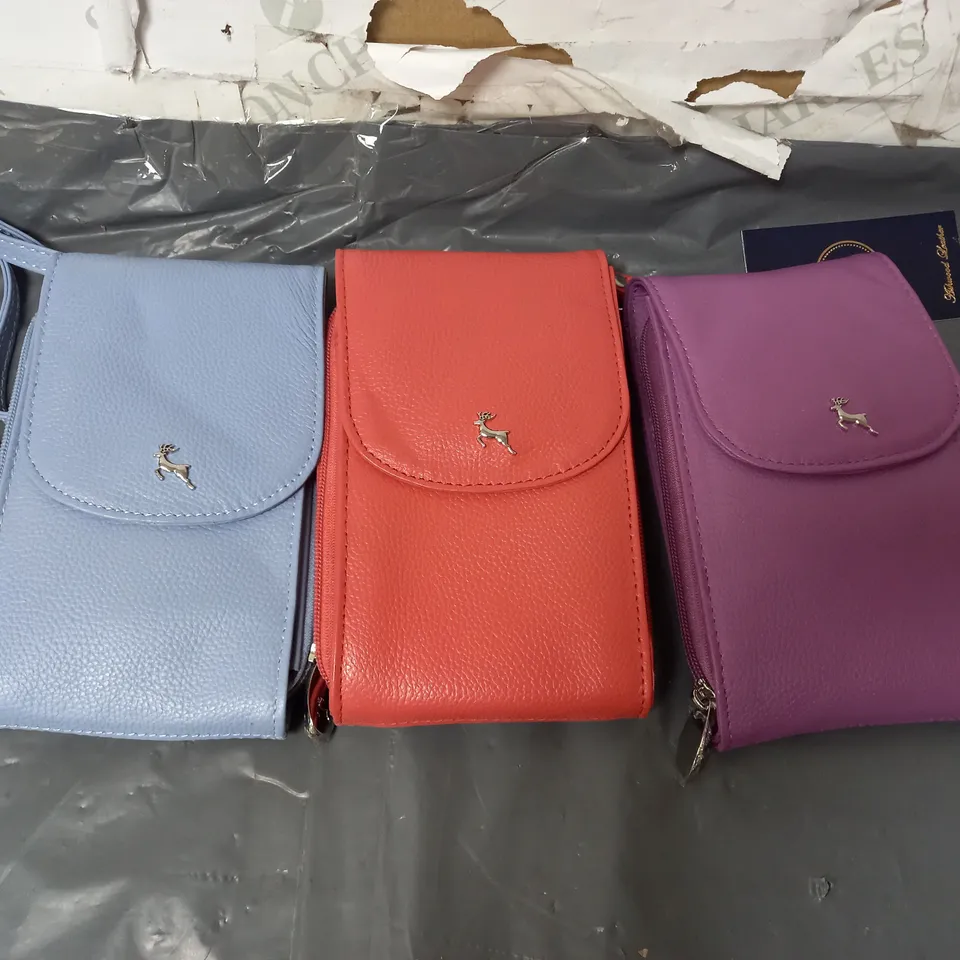 APPROXIMATELY 20 ASSORTED LADIES GENUINE LEATHER BAGS ASSORTED COLOURS AND SIZES