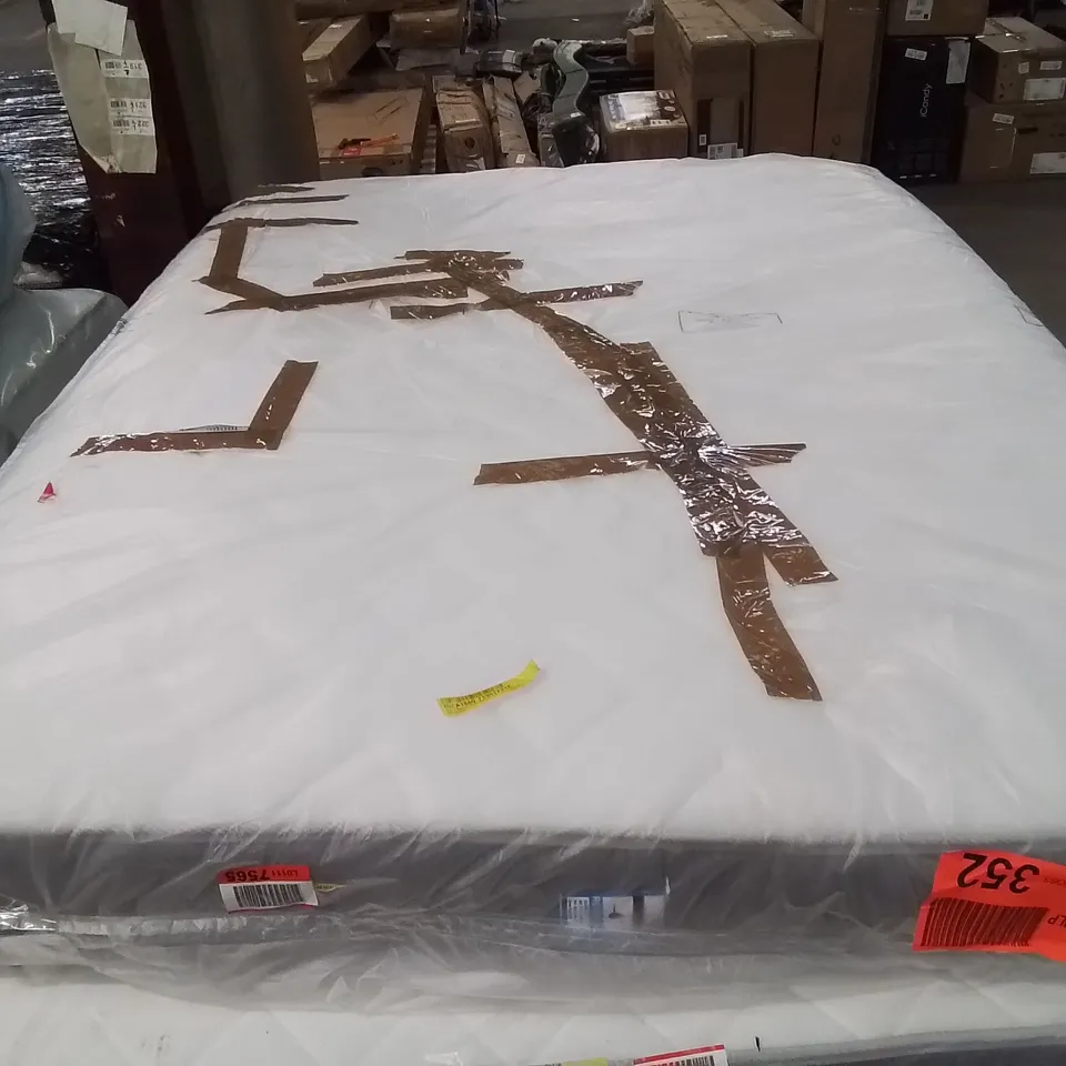 QUALITY BAGGED HYBRID MEMORY FOAM MATTRESS WITH COOLING FABRIC - 135CM DOUBLE