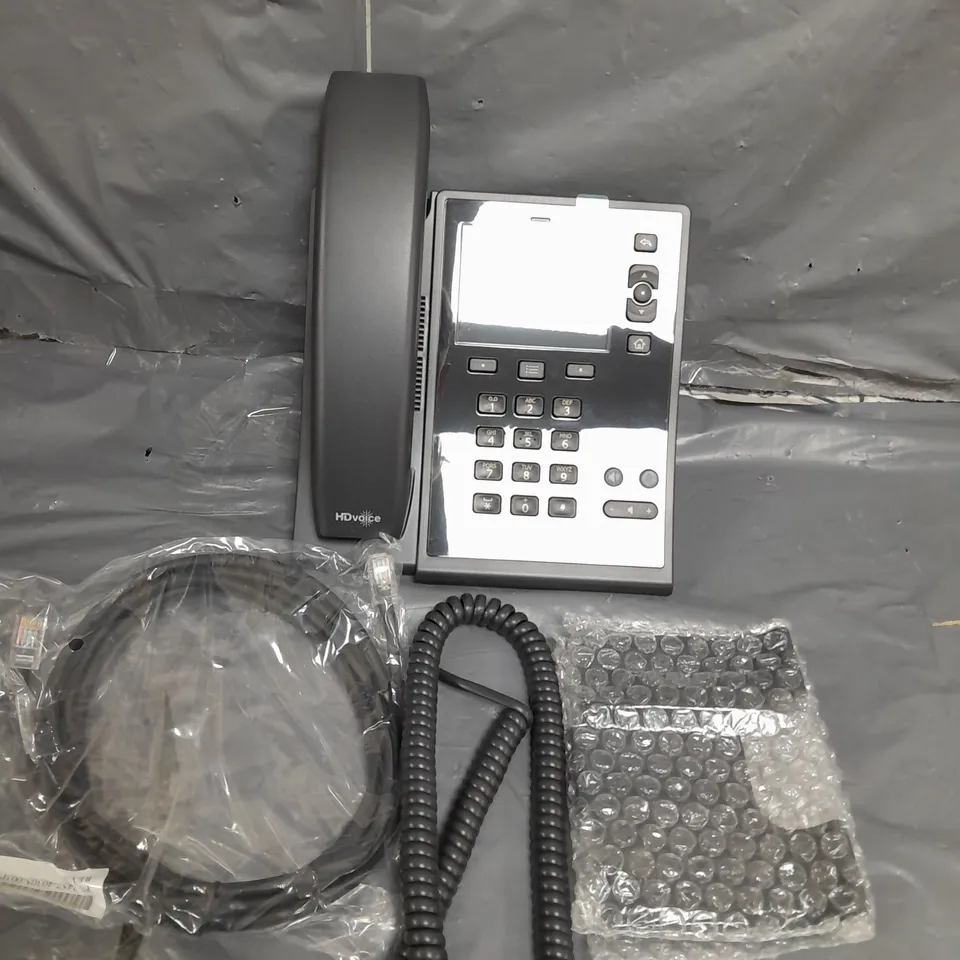 BOXE POLYCOM VOIP CX500 DESK PHONE - BLACK