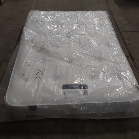 BAGGED DESIGNER DOUBLE 135CM SILENTNIGHT MIA 1000 POCKET ORTHO FIRM MATTRESS