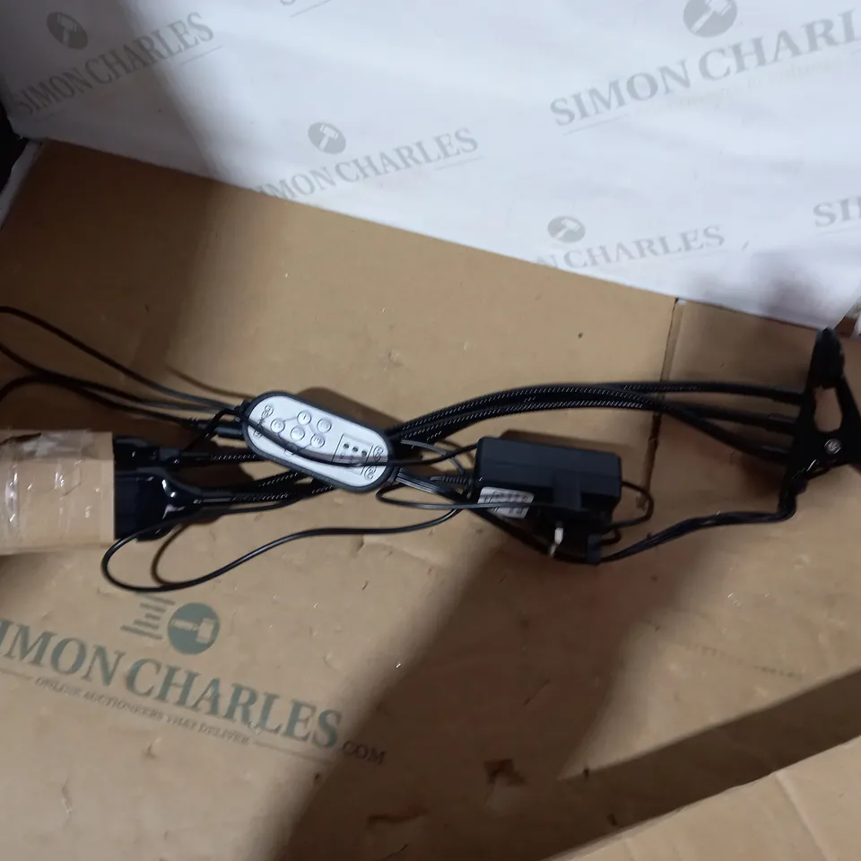 BOXED DESIGNER BLACK PLANT GROW LAMP