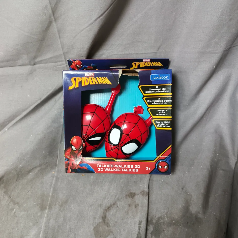 SPIDER-MAN LEXIBOOK TALKIES-WALKIES 3D WALKIE-TALKIES (BOXED)