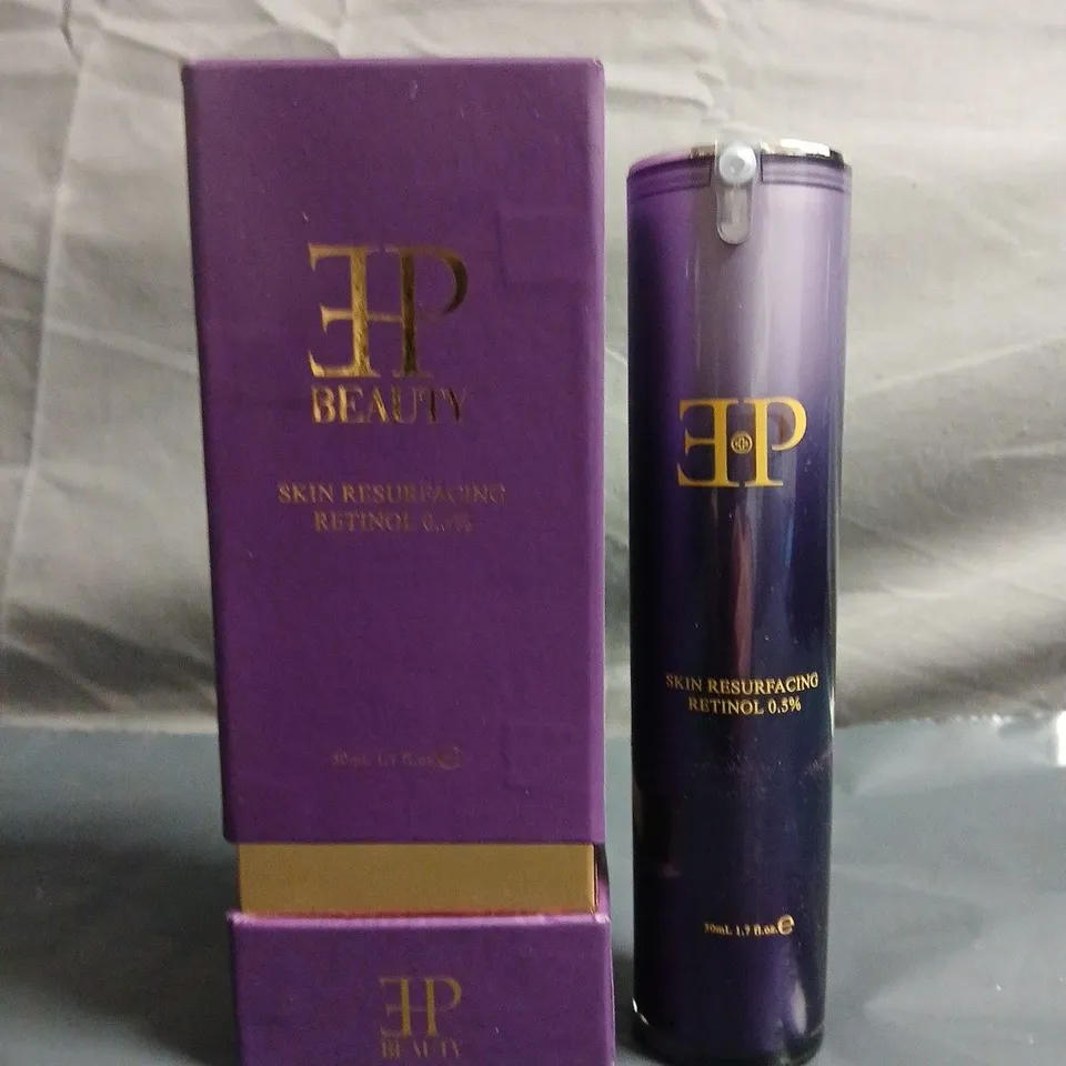 EP BEAUTY SKIN RESURFACING RETINOL 0.5% – 50ML (BOXED)