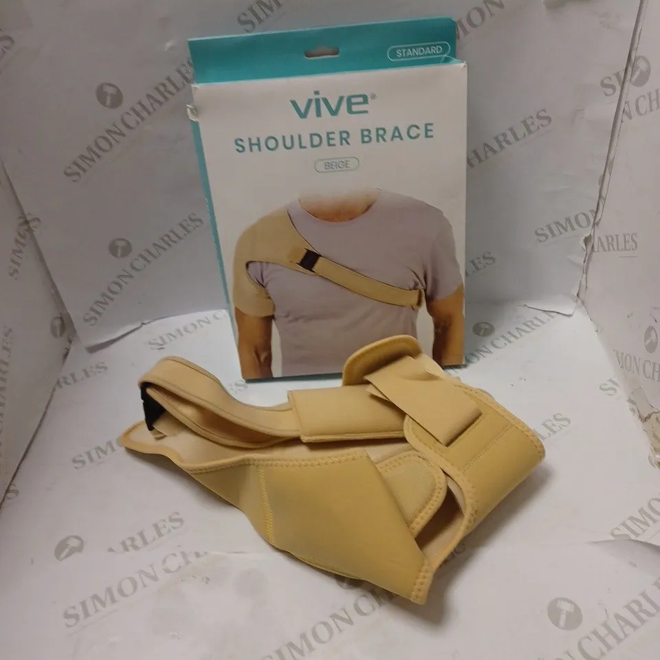 BOXED VIVE BEIGE SHOULDER BRACE - STANDARD SIZE