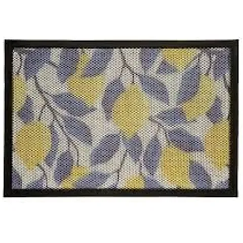BERNINI NEXT GEN AQUA TERRA PRINTED DOORMAT SMALL
