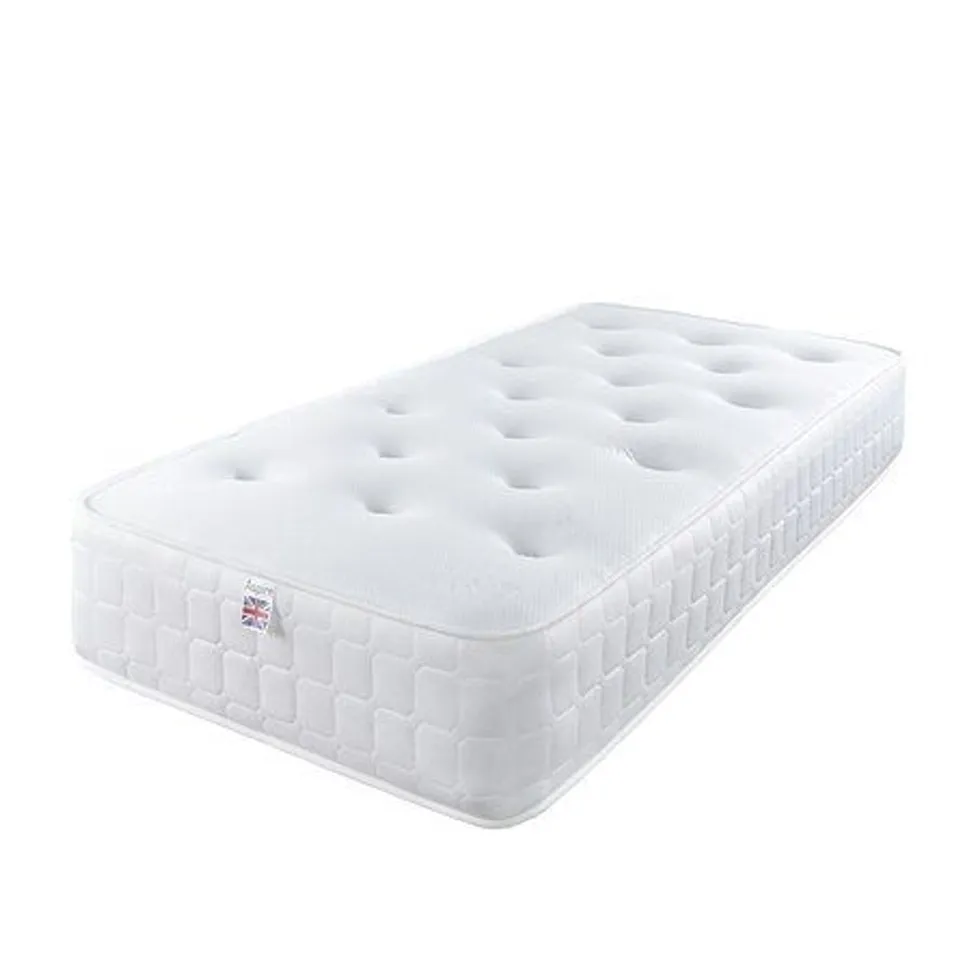 BOXED NATURAL OPEN COIL SMALL SINGLE MATTRESS 