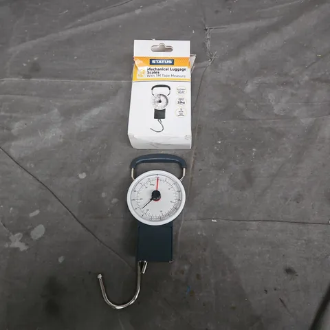 STATUS MECHANICAL LUGGAGE SCALES WITH 1M TAPE MEASURE