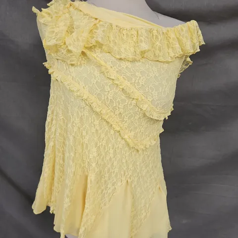 POLLY PASTEL YELLOW DRESS SIZE M