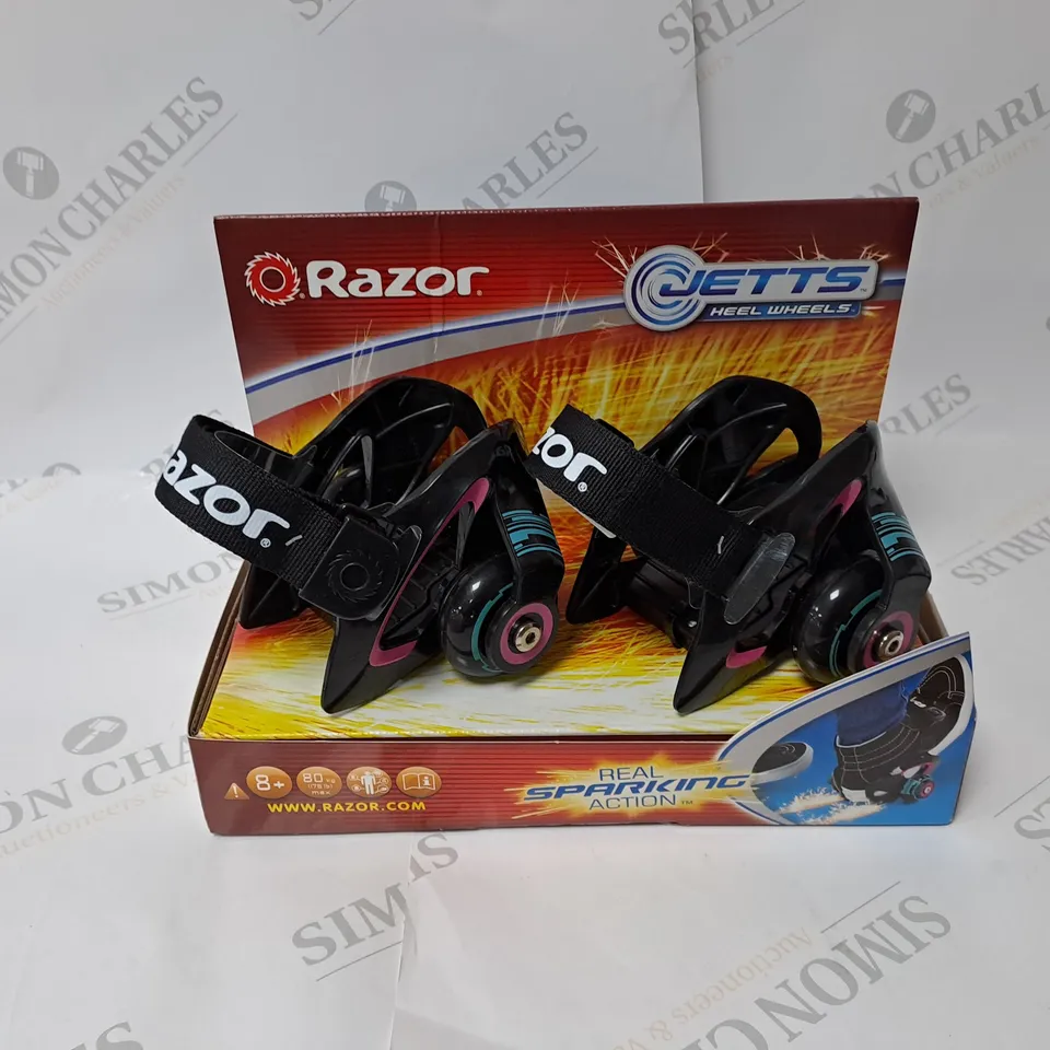 BOXED RAZOR TRAINER WHEELS JETTS HEEL WHEELS
