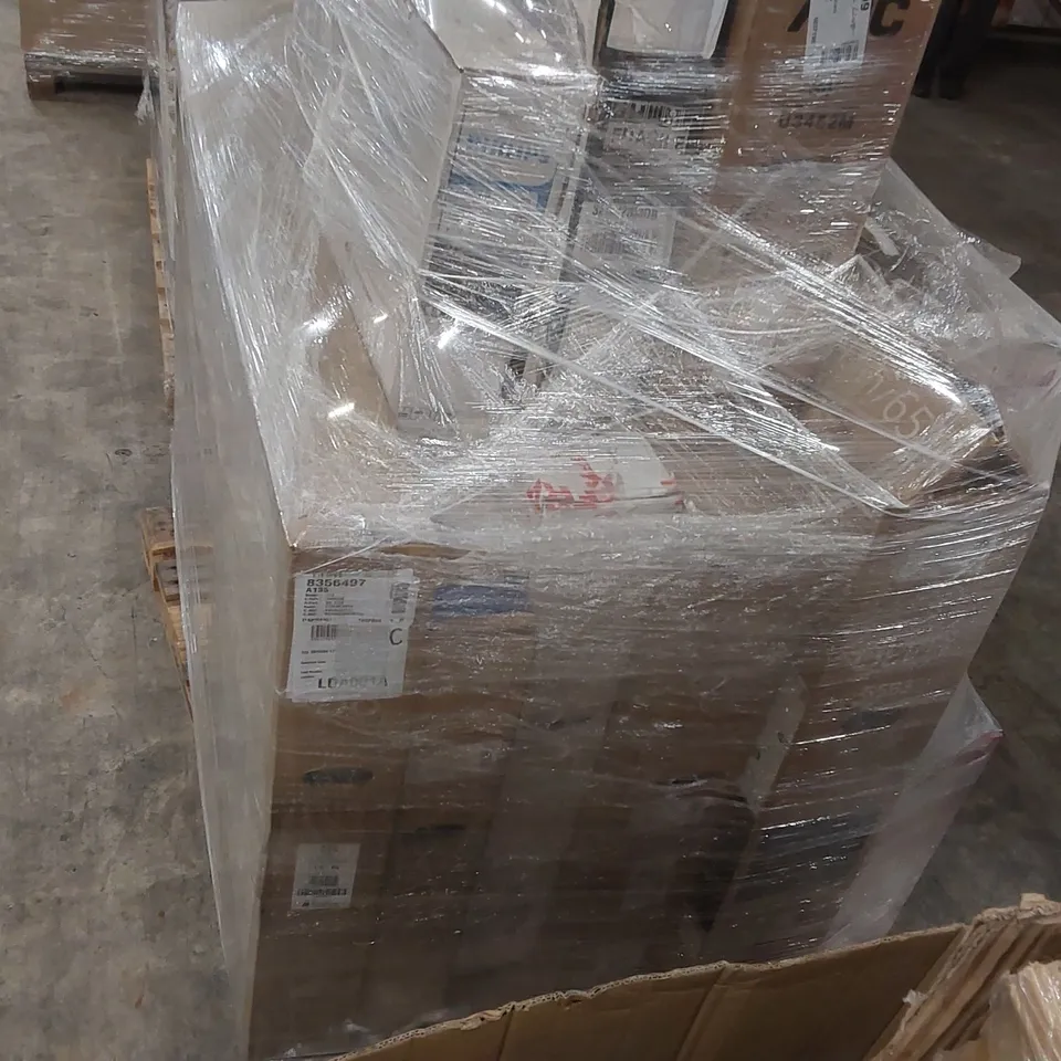 PALLET OF APPROXIMATELY 12 UNPROCESSED RAW RETURN MONITORS AND TELEVISIONS TO INCLUDE;