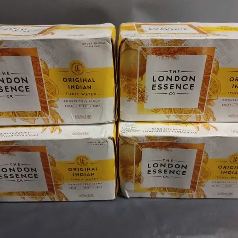 LOT OF 4 6-PACKS OF 150ML CANS OF INDIAN TONIC WATER