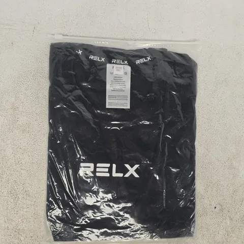 BAGGED RELX T-SHIRT IN BLACK SIZE 2XL