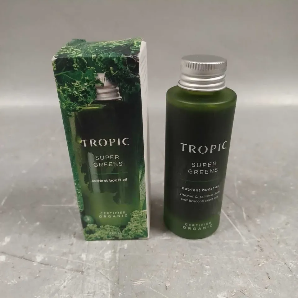 BOXED TROPIC SUPER GREENS NUTRIENT BOOST OIL 30ML