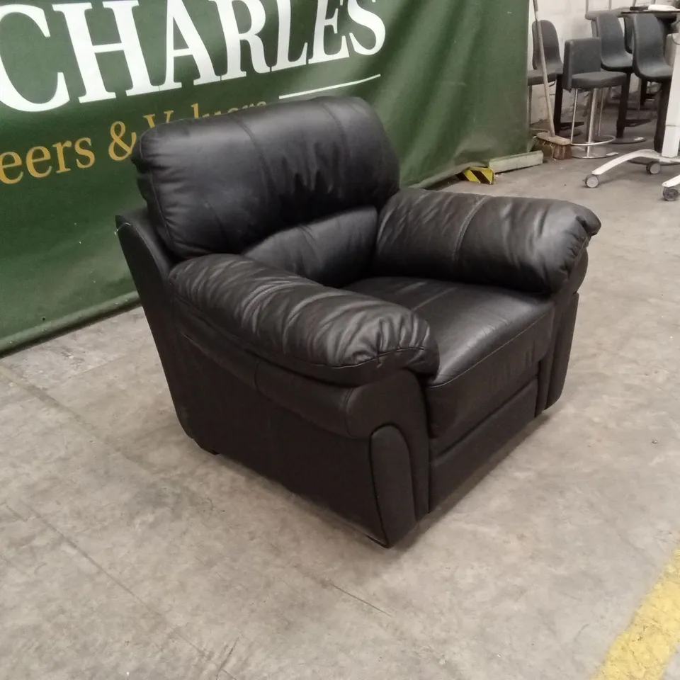WILMSLOW LEATHER ARMCHAIR RRP £599