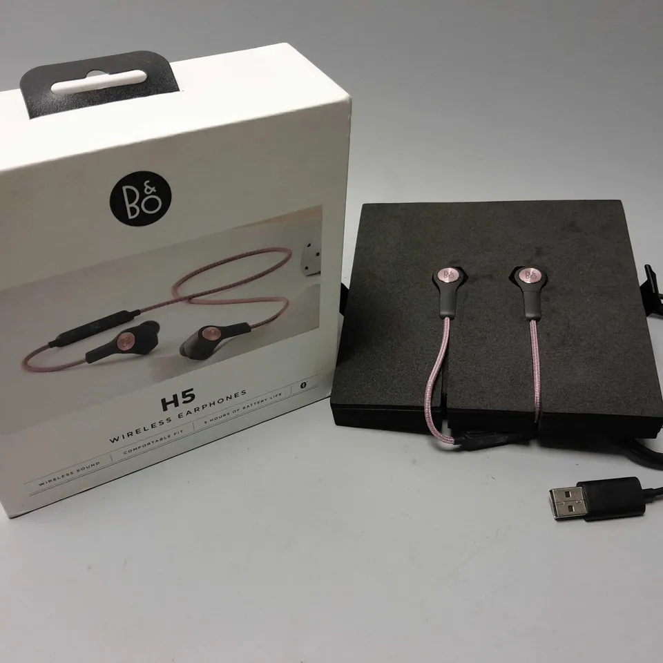 BOXED B&O H5 WIRELESS EARPHONES 