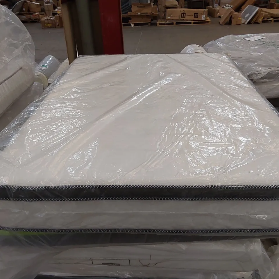 QUALITY BAGGED 4'6" DOUBLE CALTHORPE PILLOW TOP POCKET SPRUNG MATTRESS