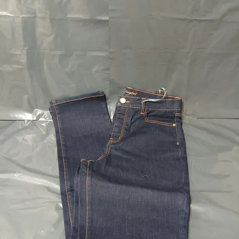 RUTH LANGSFORD DARK INDIGO NEW FIT STRAIGHT LEG JEAN TALL - UK 10T
