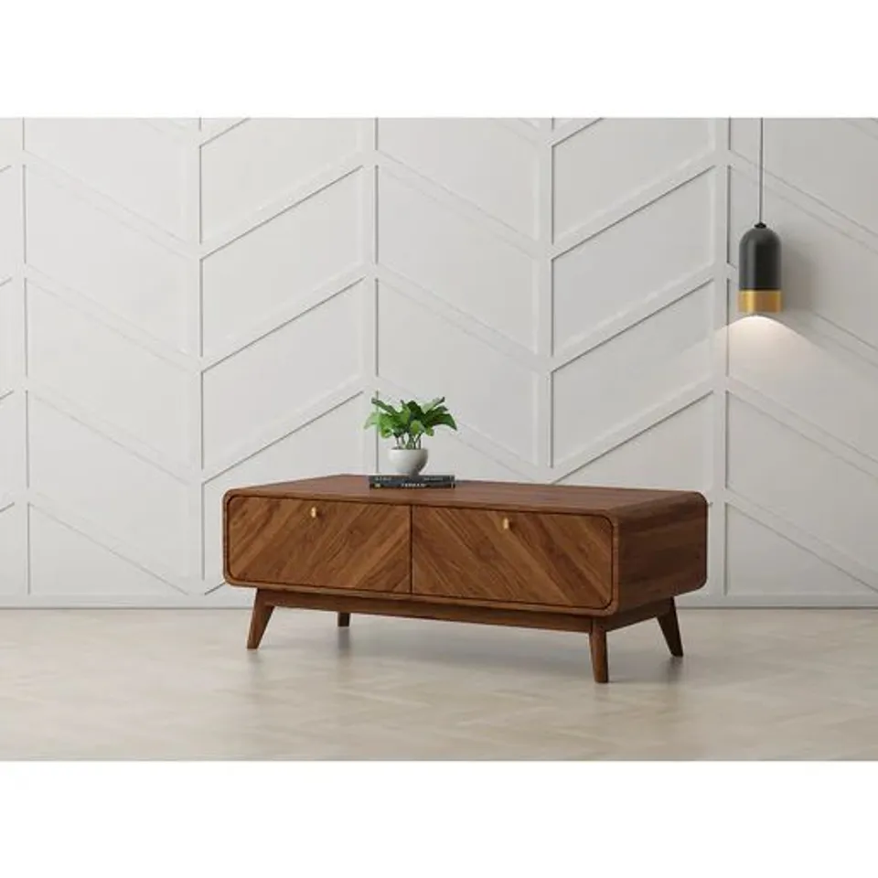 BOXED KÜDL COFFEE TABLE - COLUMBIA WALNUT (1 BOX)
