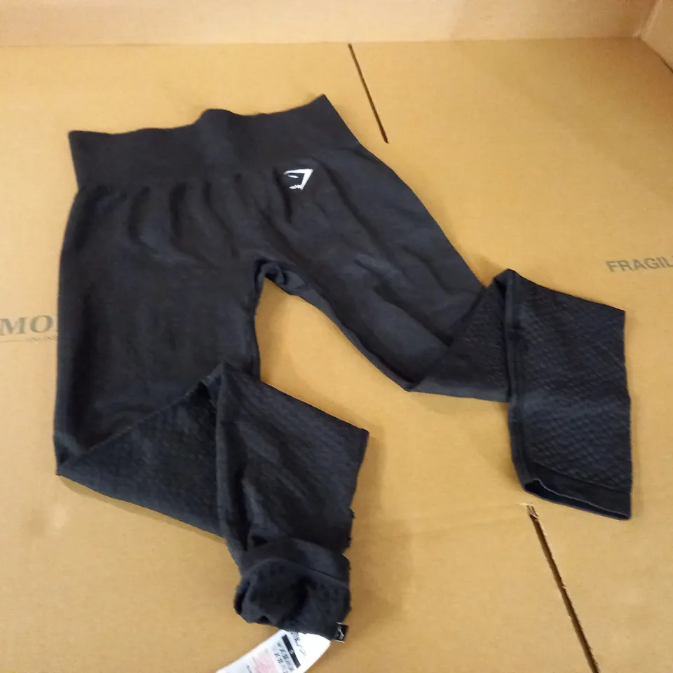 GYMSHARK DARK GREY TRAINING PANTS - S