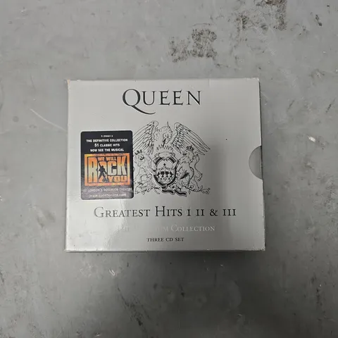 QUEEN GREATEST HITS 1,2 & 3 PLATINUM COLLECTION