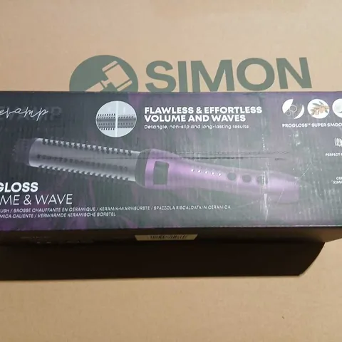BOXED REVAMP PROGLOSS VOLUME & WAVE HOT CERAMIC BRUSH