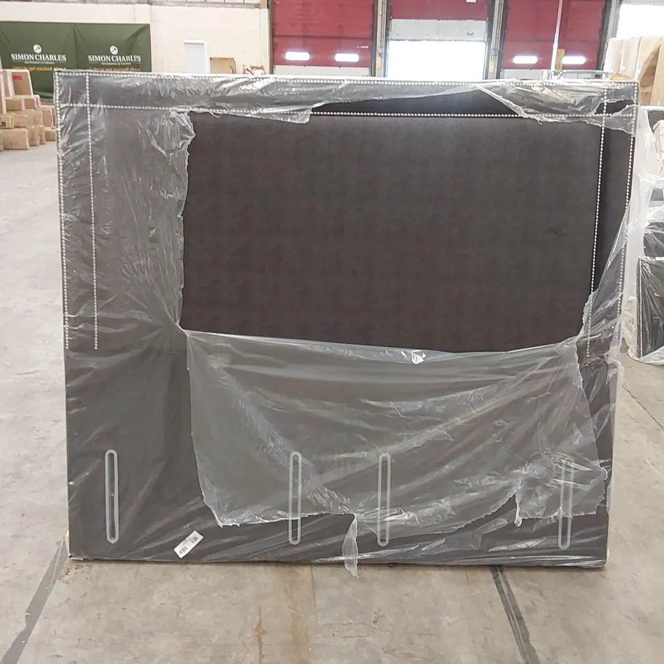 BAGGED DESIGNER 180cm SUPERKING SIZE FABRIC UPHOLSTERED HEADBOARD 