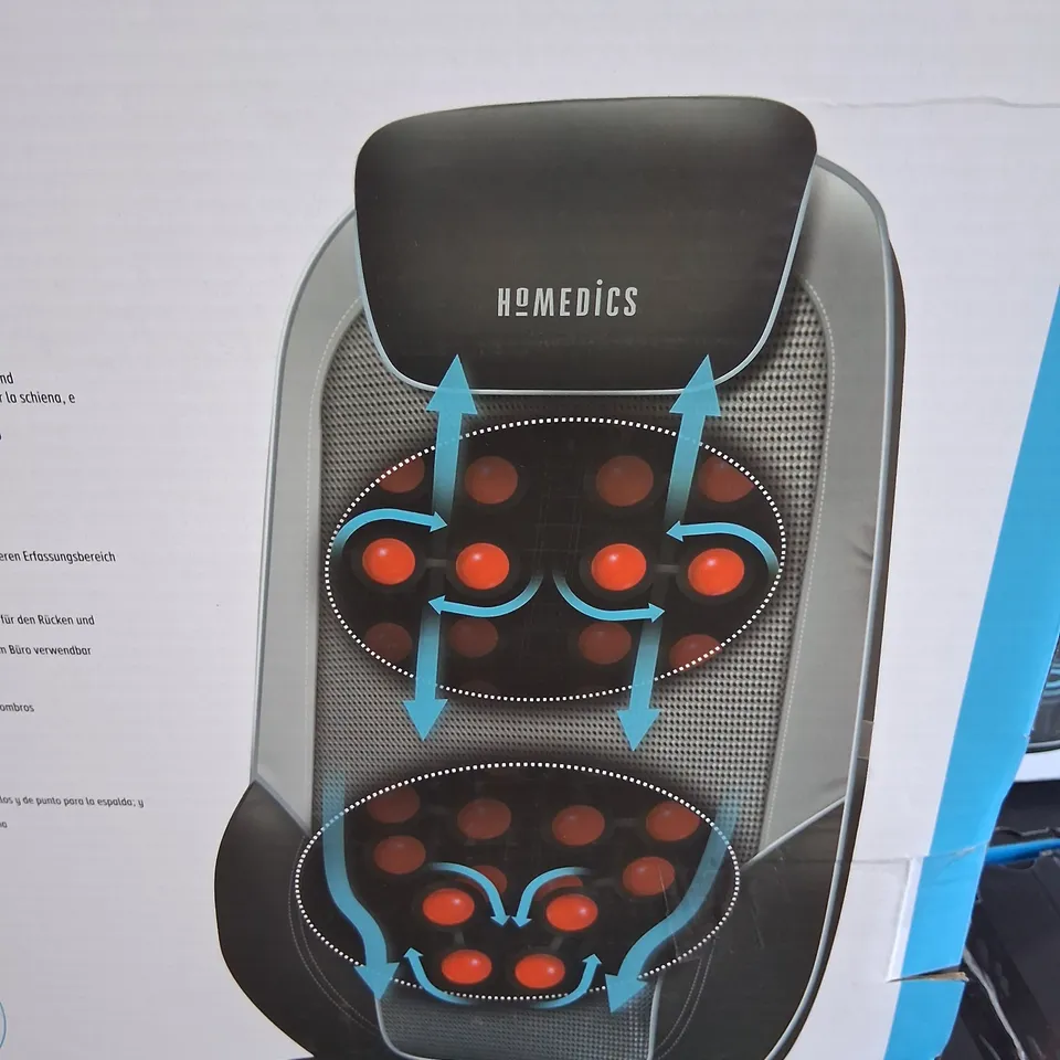 BOXED HOMEDICS SHIATSU MAX 2.5 BACK AND SHOULDER MASSAGER WITH HEAT CBS-2170-EU