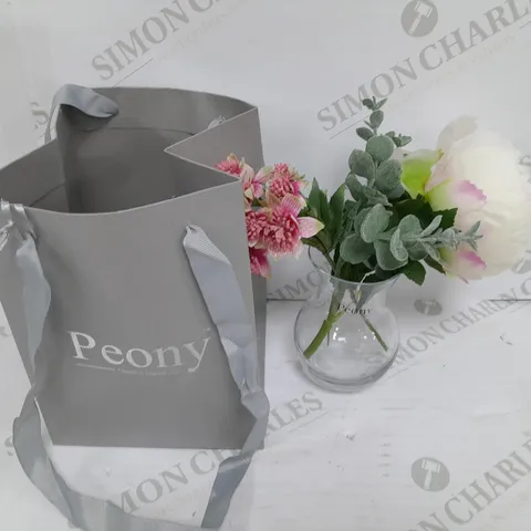PEONY PLANT WITH POT MISSING SCENT