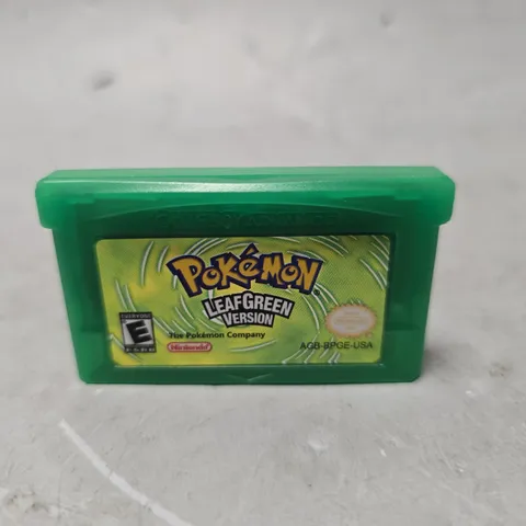 POKEMON LEAF GREEN VERSION FOR GAMEBOY ADVANCED (AGB-BPGE-USA)