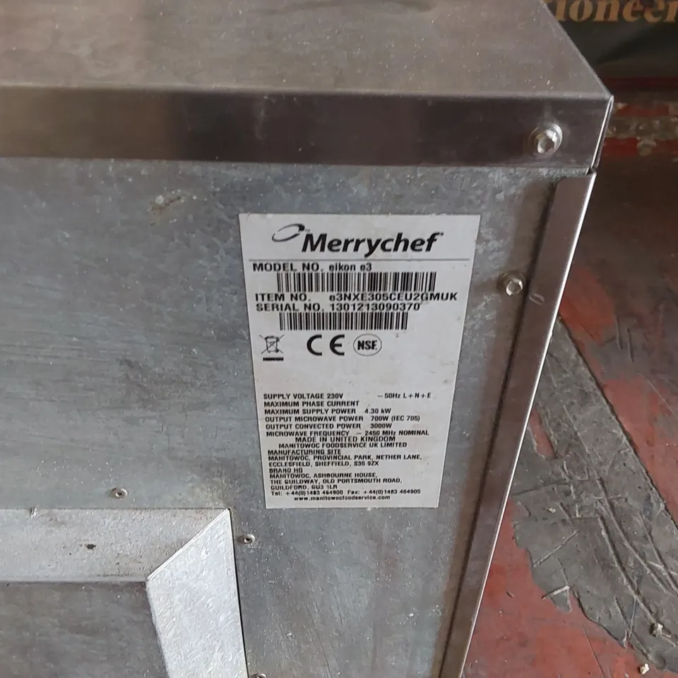 MERRYCHEF EIKON E3 COMMERCIAL HIGH SPEED OVEN