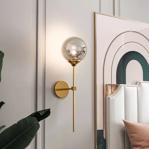 Boxed ingles chrome armed sconce