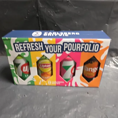 REFRESH YOUR POURFOLIO – 4‑CAN GIFT PACK 