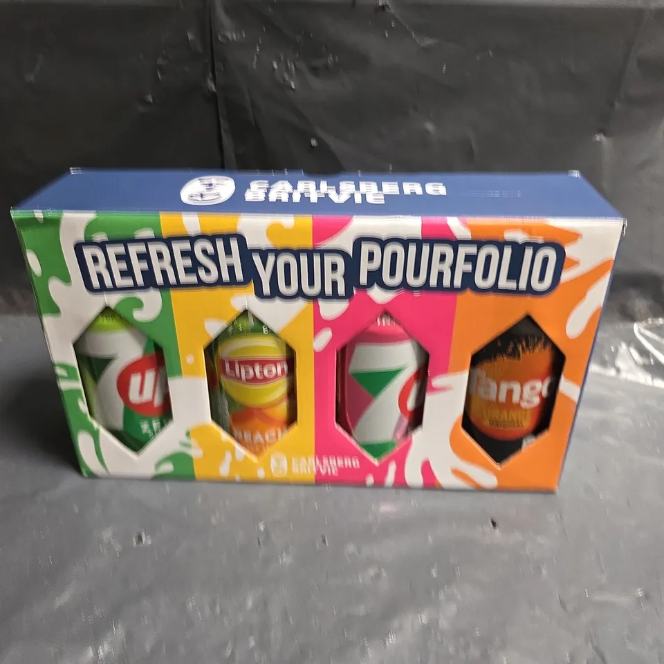 REFRESH YOUR POURFOLIO – 4‑CAN GIFT PACK 