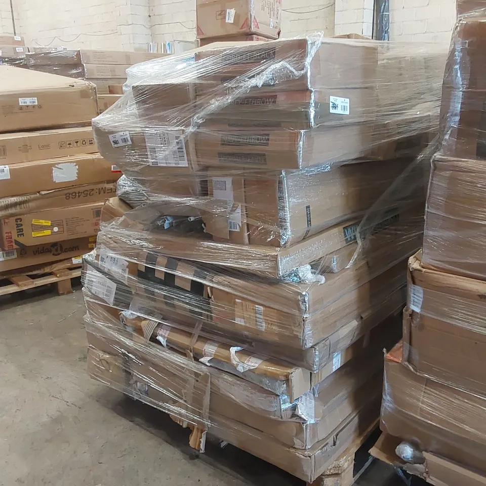 PALLET CONTAINING A LARGE QUANTITY OF ASSORTED NEO PRODUCTS INCLUDING: ELECTRIC BLANKETS, LARGE QUANTITY OF CLOTHES AIRERS, STEAM MOP ECT