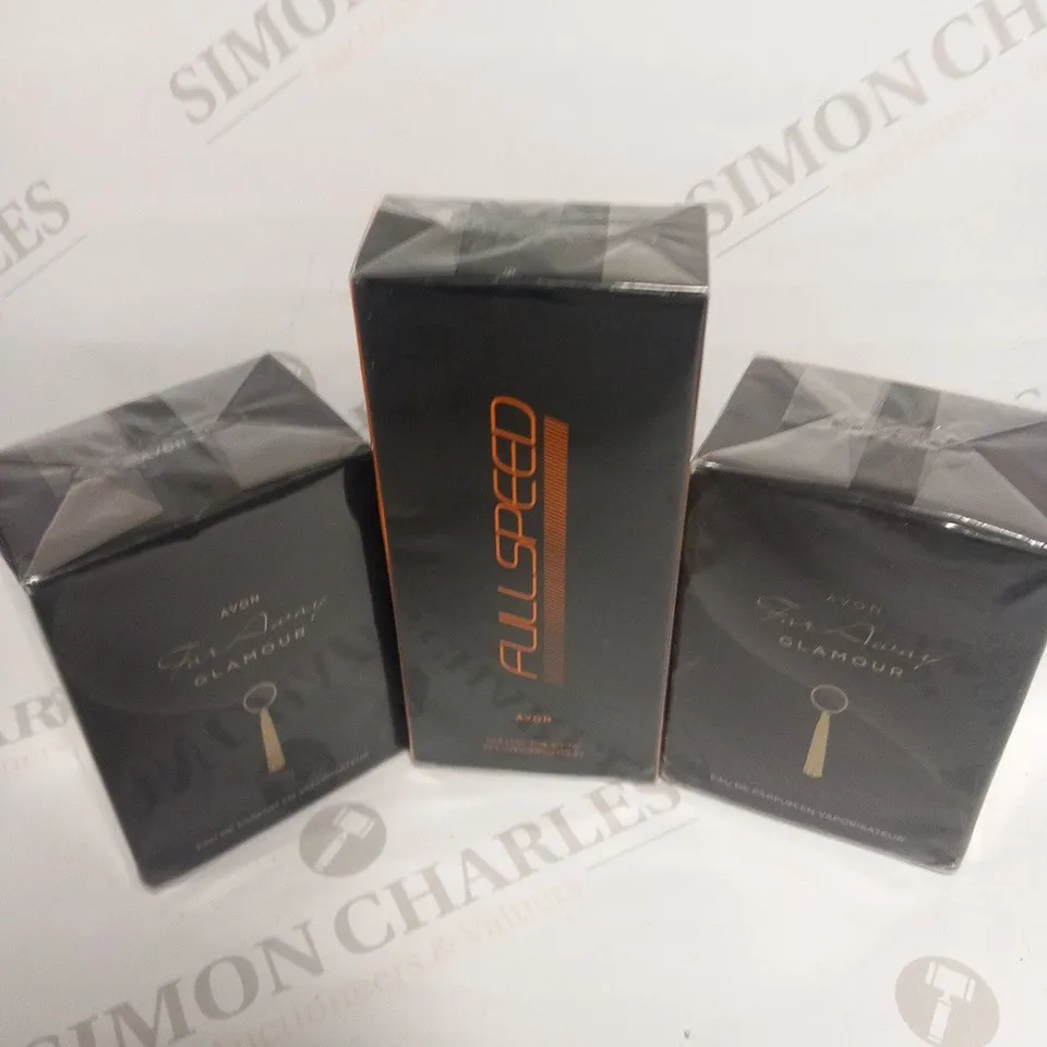 3 ASSORTED AVON FRAGRANCES 