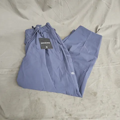 MANORS RECYCLED GREENSKEEPER TROUSERS IN NAVY SIZE 32