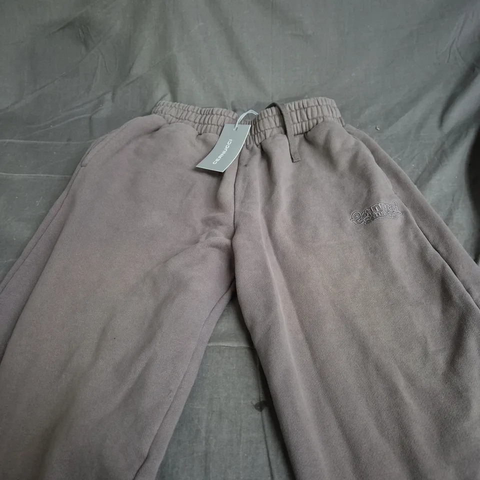 CERNUCCI WASHED WIDE EG JOGGER IN GREY - MEDIUM