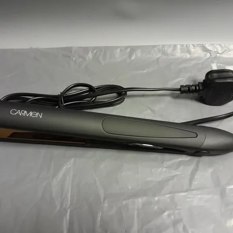 CARMEN NOIR SERIES CERAMIC HAIR STRAIGHTENERS BLACK 