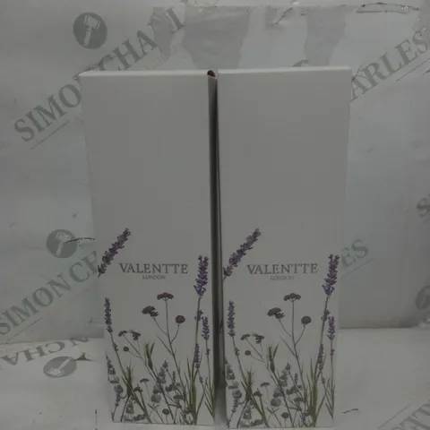 2 X VALNTTE LONDON LAVENDER DIFFUSER