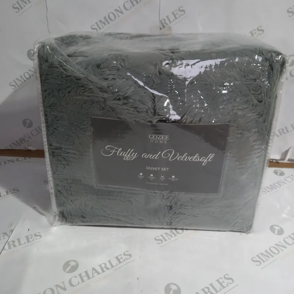 COZEE HOME FLUFFY AND VELVETSOFT DUVET SET SIZE KING