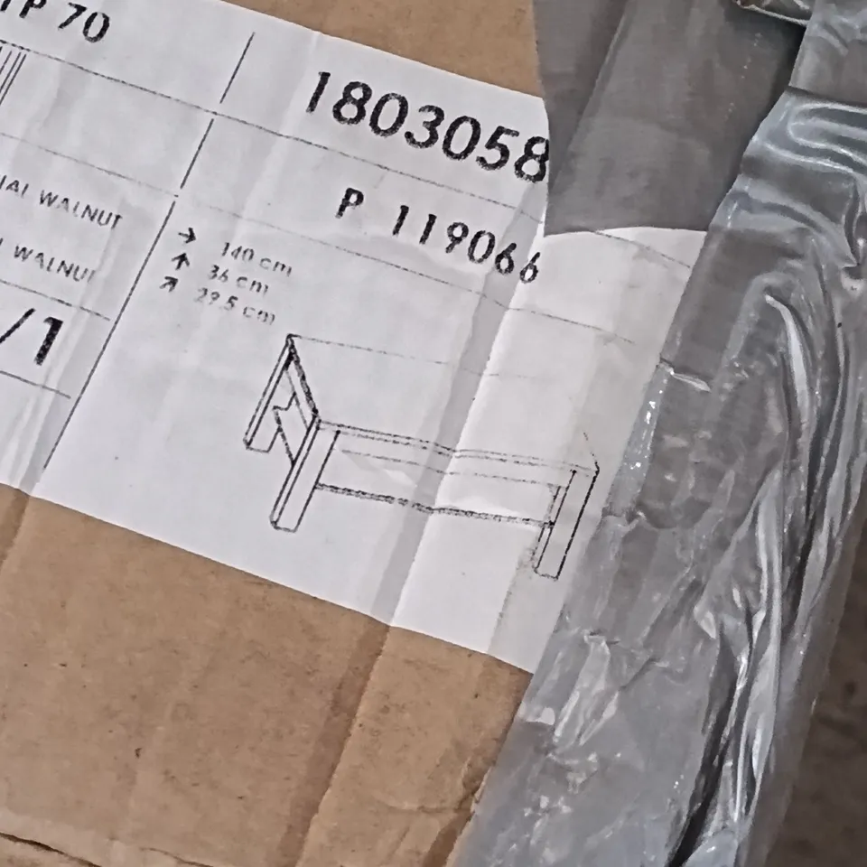 BOXED IMPERIAL COFFEE TABLE - WALNUT (1 BOX)