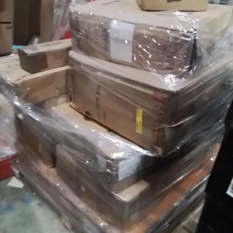 PALLET OF ASSORTED FLATPACKED PRODUCTS TO INCLUDE;FAN,RACK,FAN