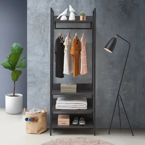 BOXED ZAIRA WARDROBE - BLACK (1 BOX)