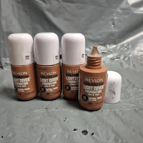 LOT OF APPROXIMATELY 25 REVLON COLOURSTAY LIGHT COVER 30ML FOUNDATIONS - 550 MOCHA