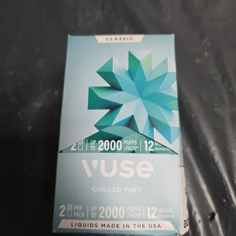 Vuse Chilled Mint Nicotine Pods – 2 per Pack, 12 mg/ml, Up to 2000 Puffs