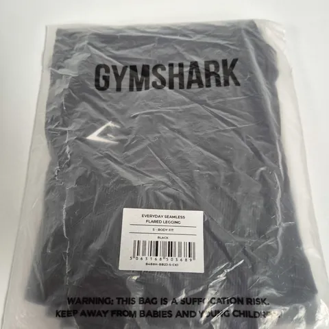 GYMSHARK EVERYDAY SEAMLESS FLARED LEGGING β BLACK, SIZE S